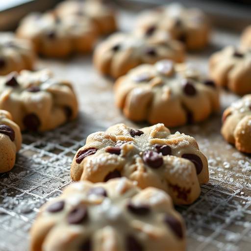 A close-up image of various cookies on a baking sheet, some decorated with icing, symbolizing website cookies.