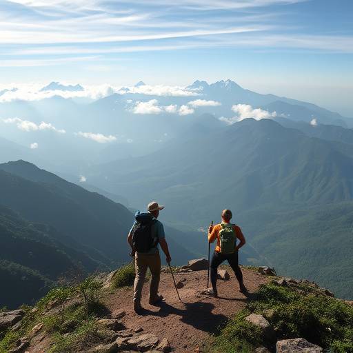 Hiking in the Rwenzori Mountains, Uganda