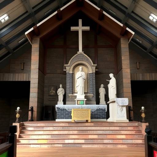 Namugongo Martyrs' Shrine: a religious shrine with statues and architecture commemorating the Uganda Martyrs