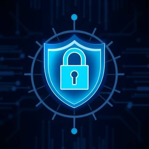 Secure lock icon representing data encryption